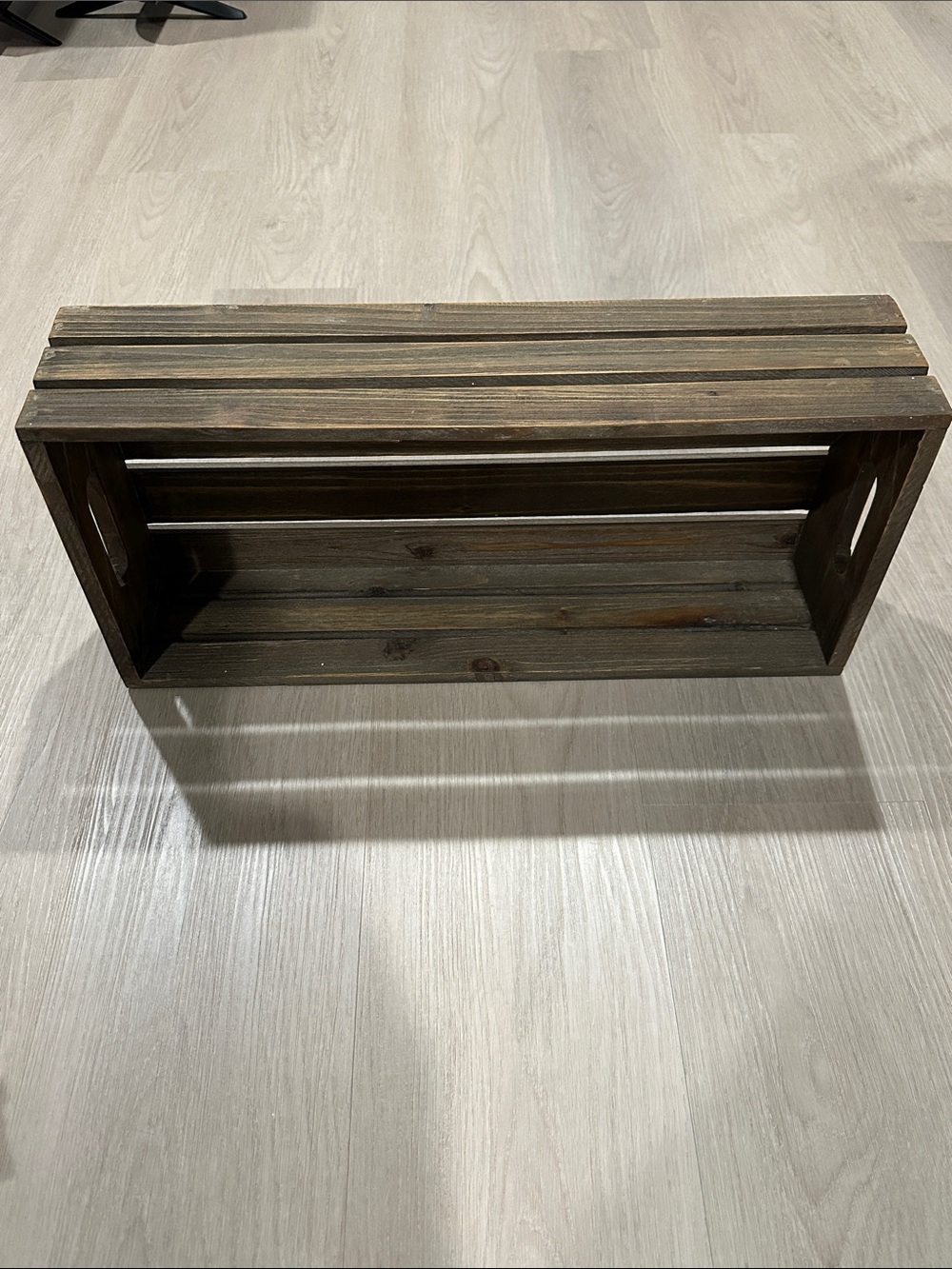 Wooden hanging shelf